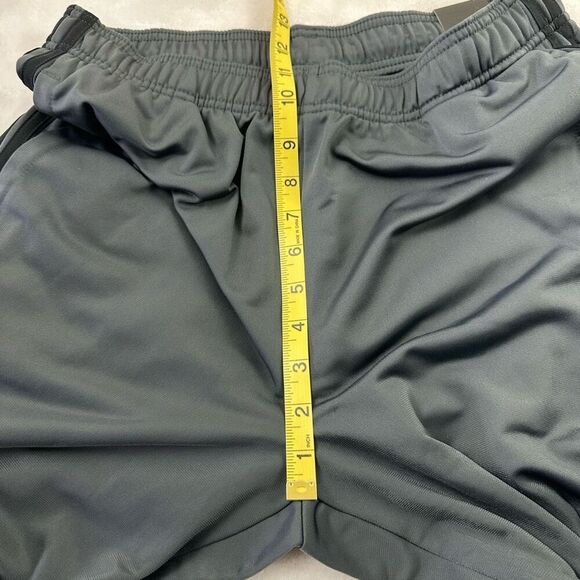 Adidas Men's Size M Tri Stripe Track Pants Gray Black Sporty Gym Sweatpants New - Picture 10 of 11